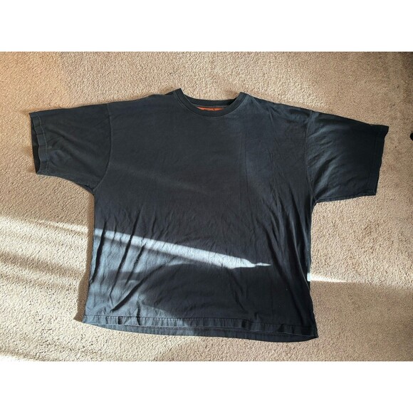 VTG Y2K 90s Distressed 00s STARTER Mens 3X XXXL Embroidered Logo Black T Shirt - Picture 7 of 8